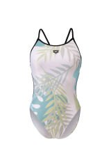 WOMEN'S ARENA LIGHT FLORAL SWIMSUIT LACE BACK KADIN YÜZÜCÜ MAYOSU