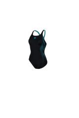 W Swimsuit Swim Pro Back Graphic Black Martinica Çocuk Yüzücü Mayosu 007339581